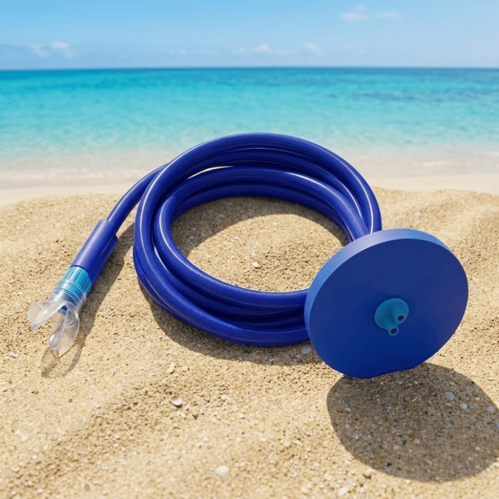 Snorkeling Gear - Respirador de Tubos Duplos Totalmente Seco