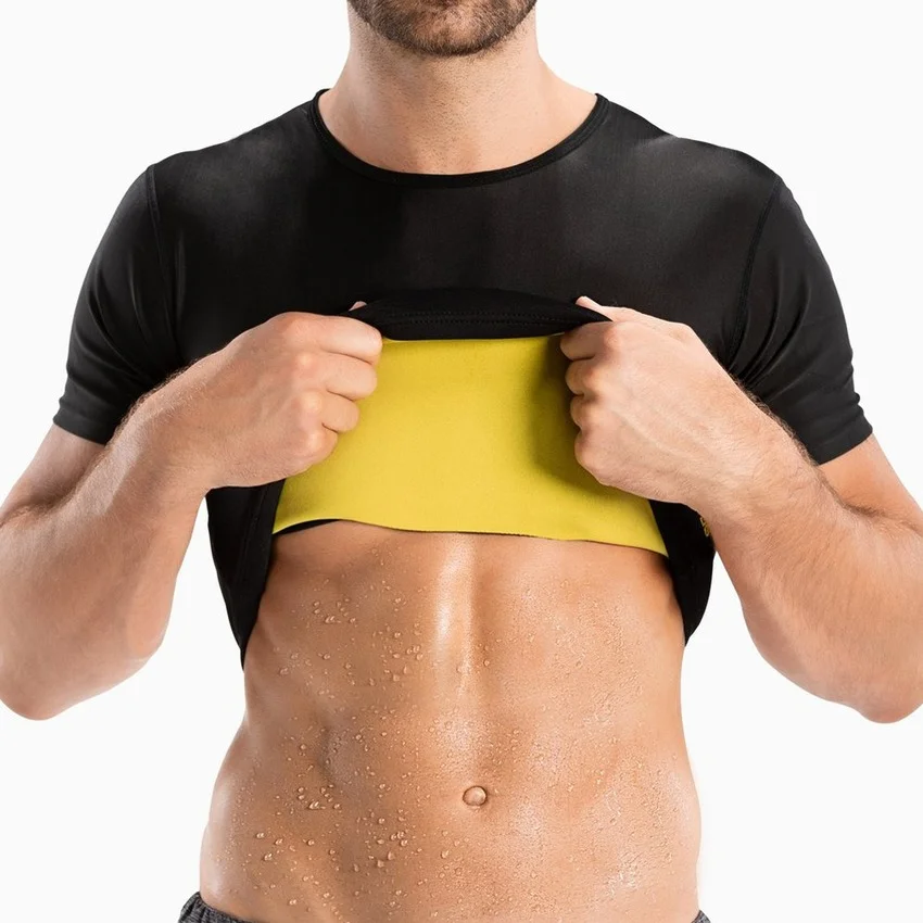 Wetsuit Men - Sauna t camisas dos homens barriga