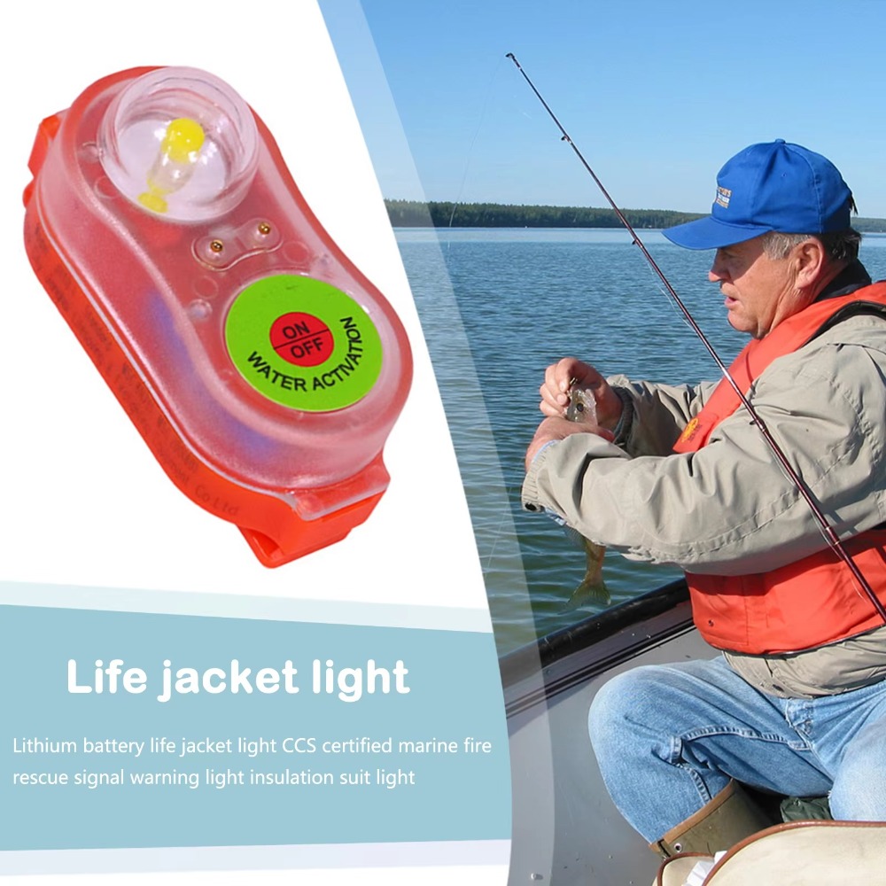 Life Jacket - 1/2 Peças Nova Luz LED Impermeável