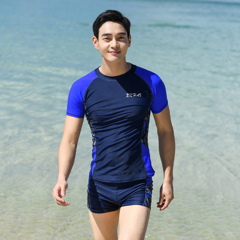 Wetsuit Men - Moda praia masculina estilo coreano, shorts