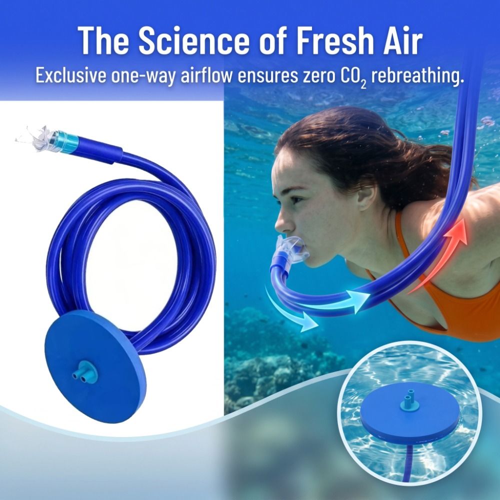 Respirador de Tubos Duplos Tot - Snorkeling Gear avaliação e preço