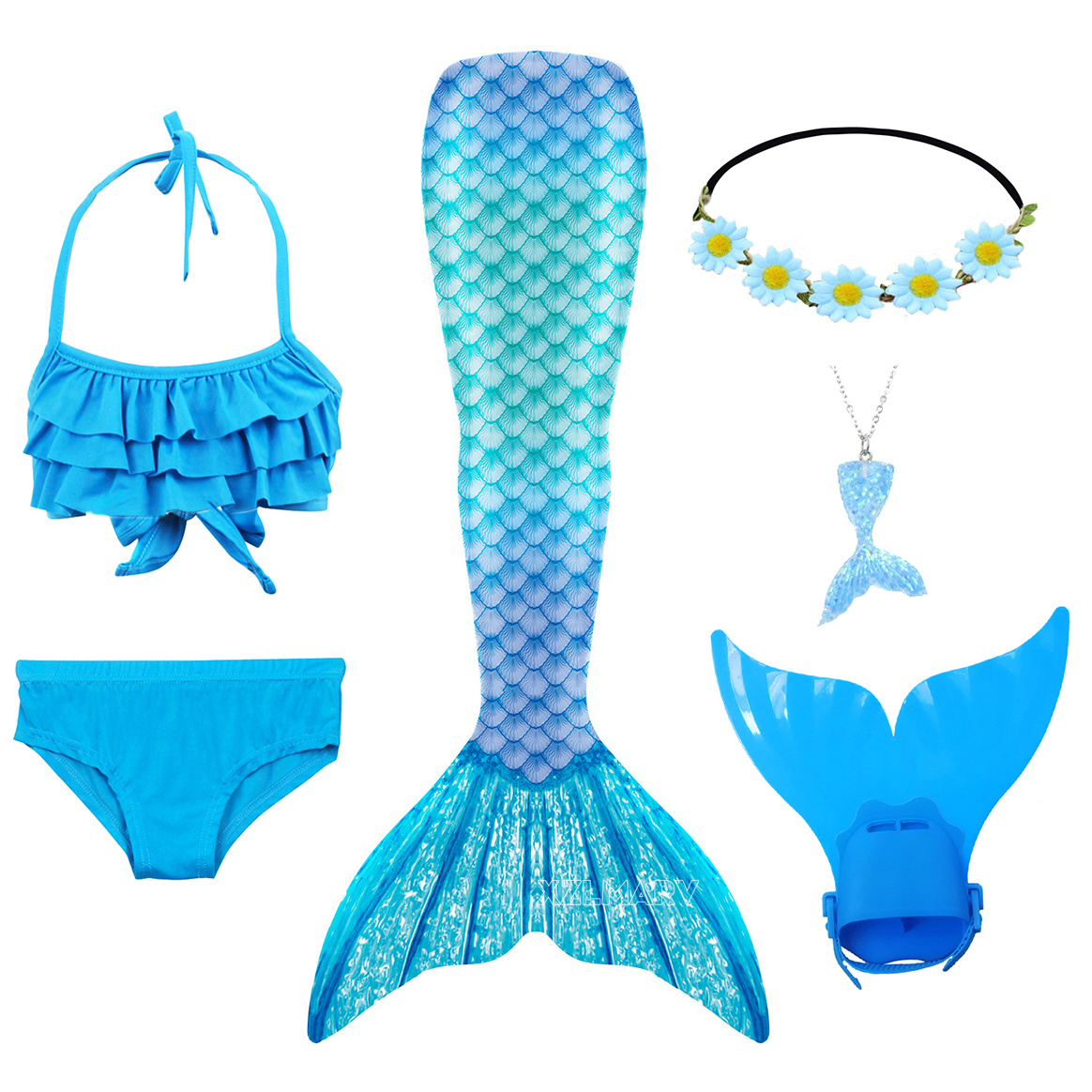Meninas natação sereia cauda m - Flippers Swimming avaliação e preço