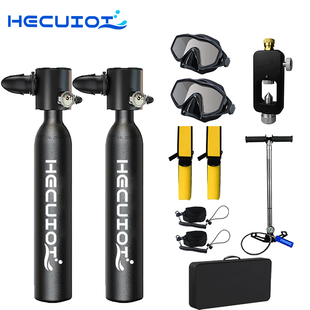 Hecuioi mini tanque de mergulh - Snorkel Set avaliação e preço