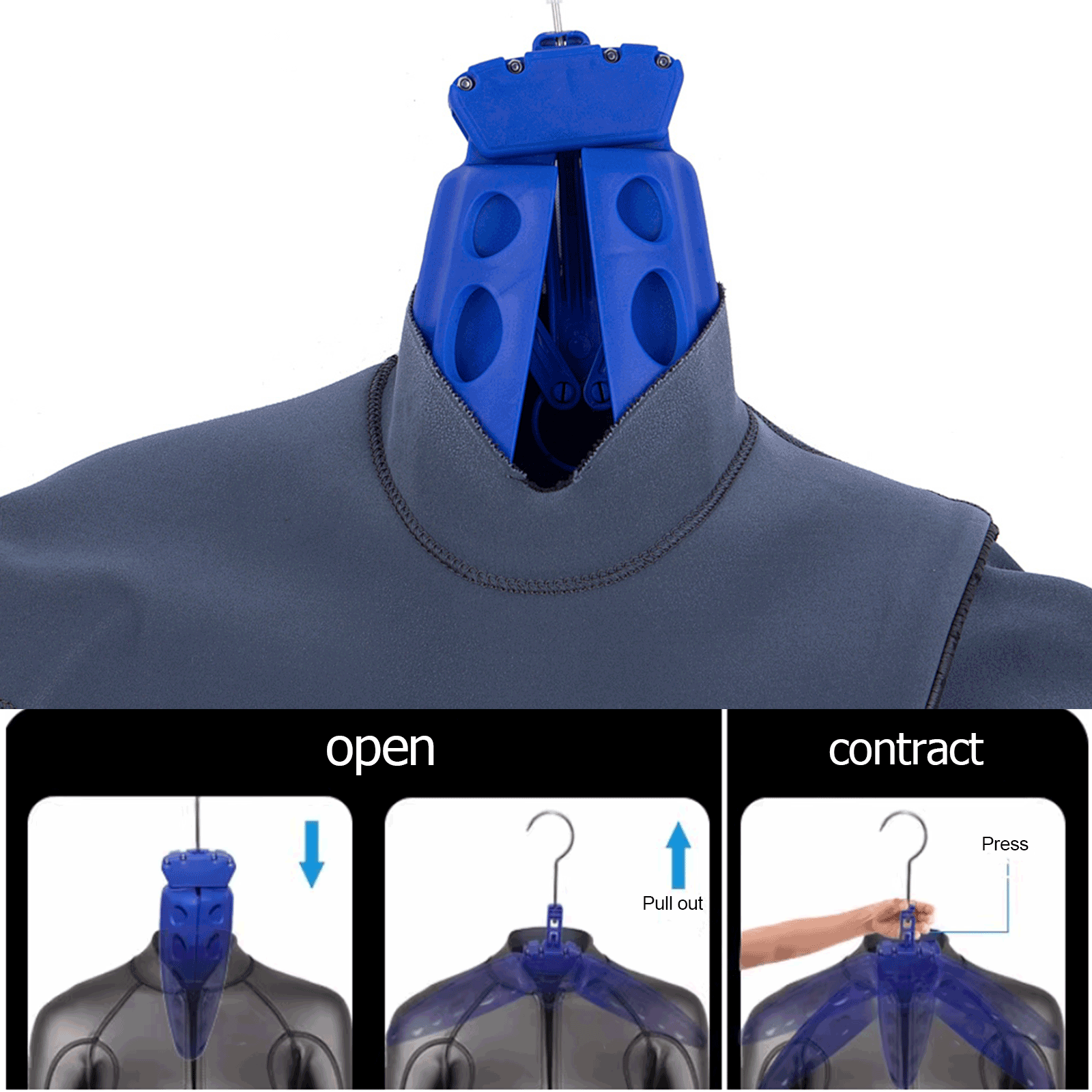 Suporte Dobrável para Roupa de - Snorkel Set avaliação e preço